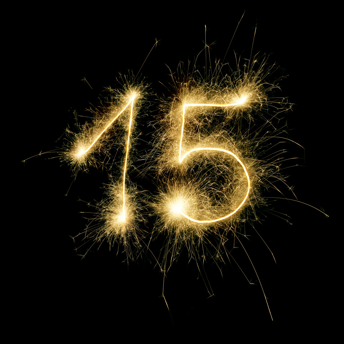 Sparkling Celebration Number Fifteen